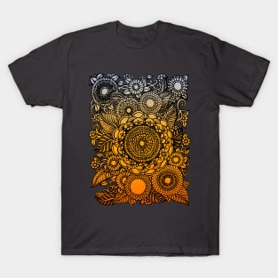 Ornate Mandala Flowers T-Shirt